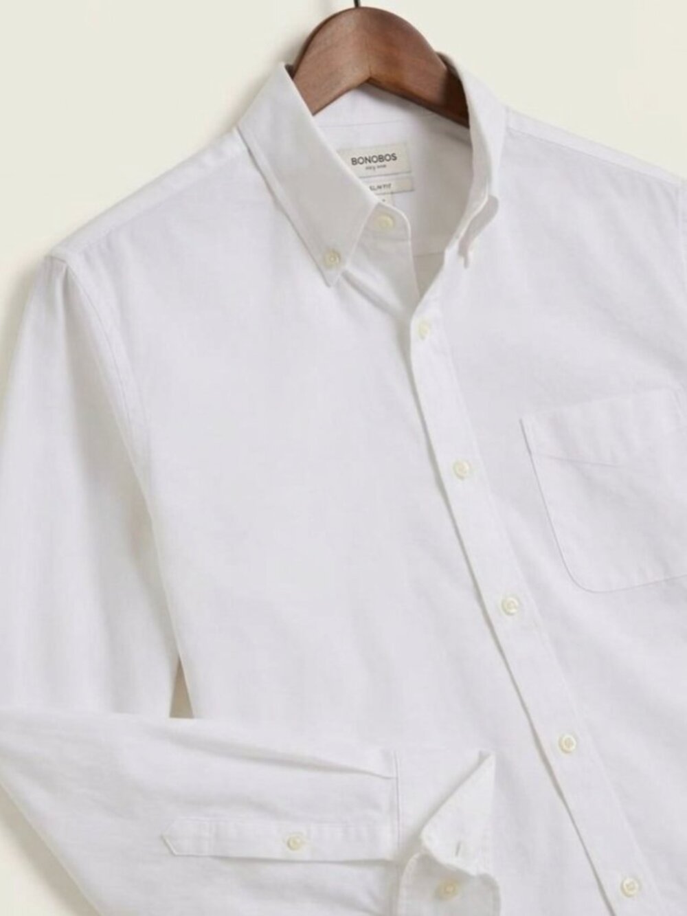 Bonobos Mens Mens XXL 100% Linen Long Sleeve Tailored Fit Button-Up Cooper Shirt